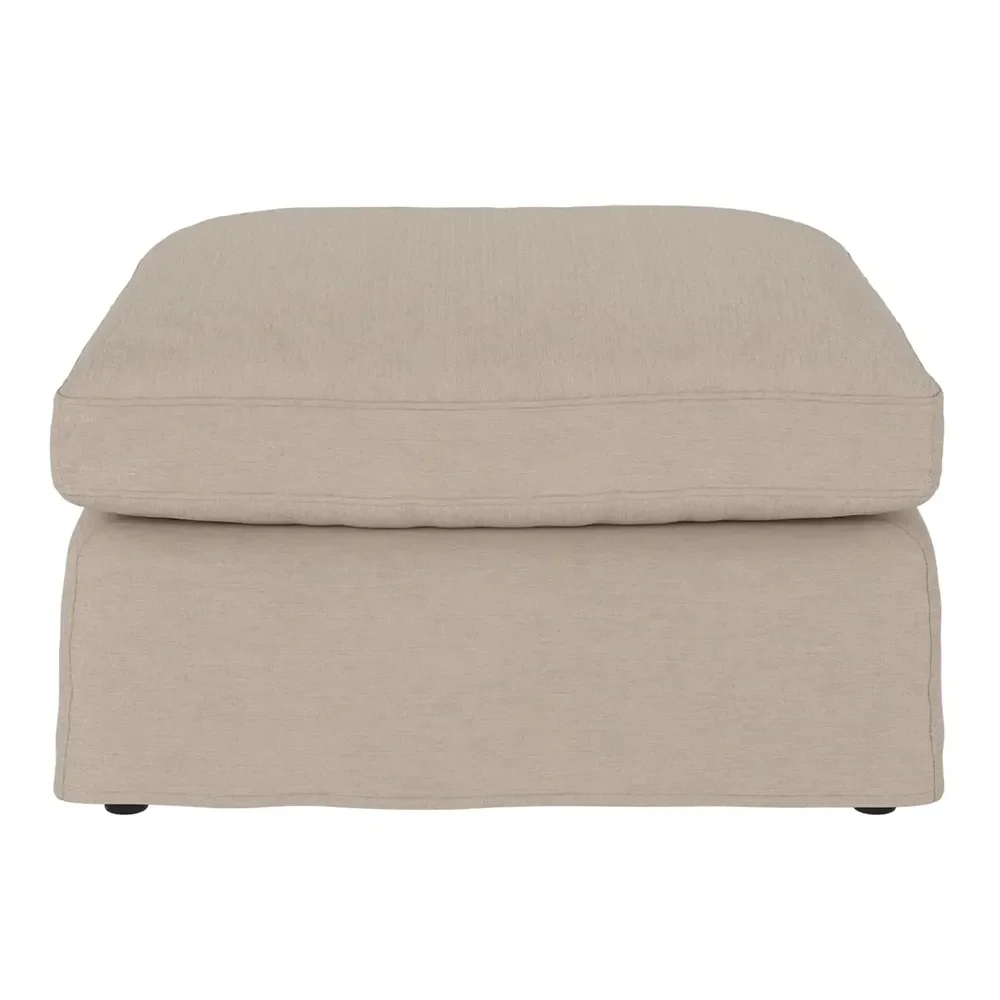Rowico Home, Peyton fodskammel stof Ursula beige