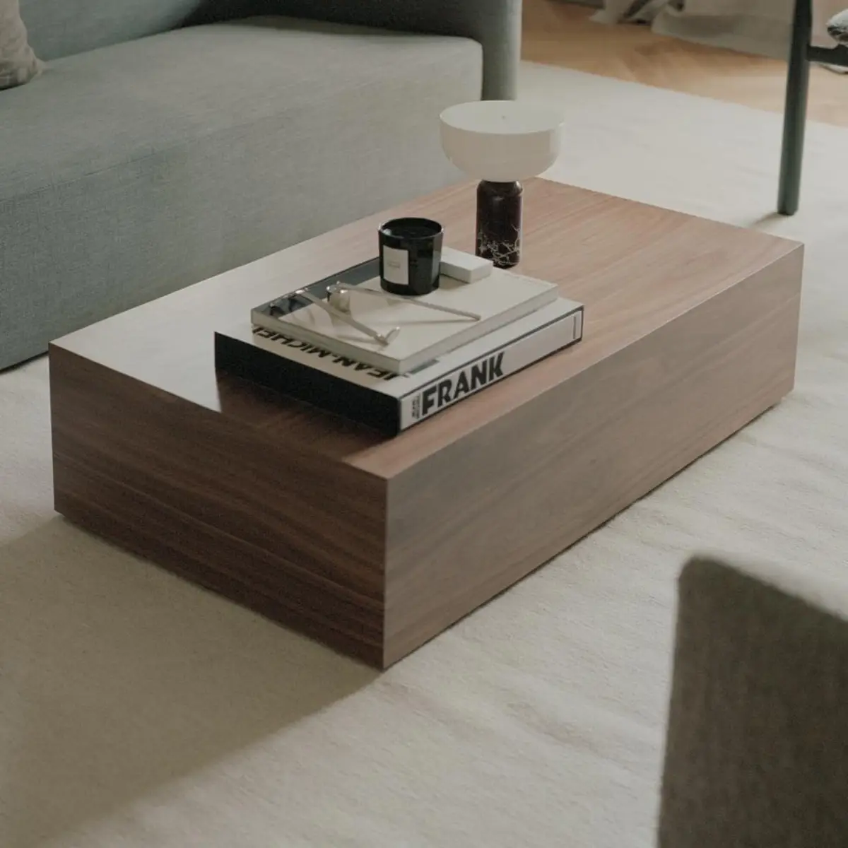 Mass Sofabord høj Walnut