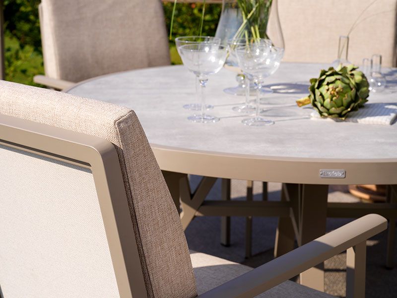 Samvaro Spisebord 140 cm Hvid/Grå Brafab