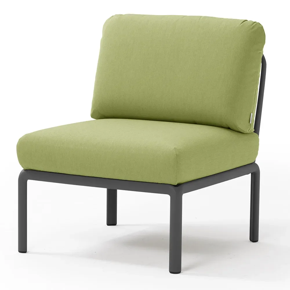 Nardi, Komodo midterste del Antraciteite-Avocado Sunbrella