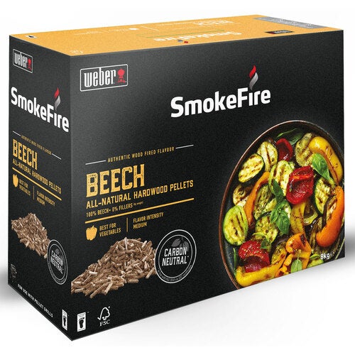 Træpiller FSC Bøg 8 kg Wood Weber