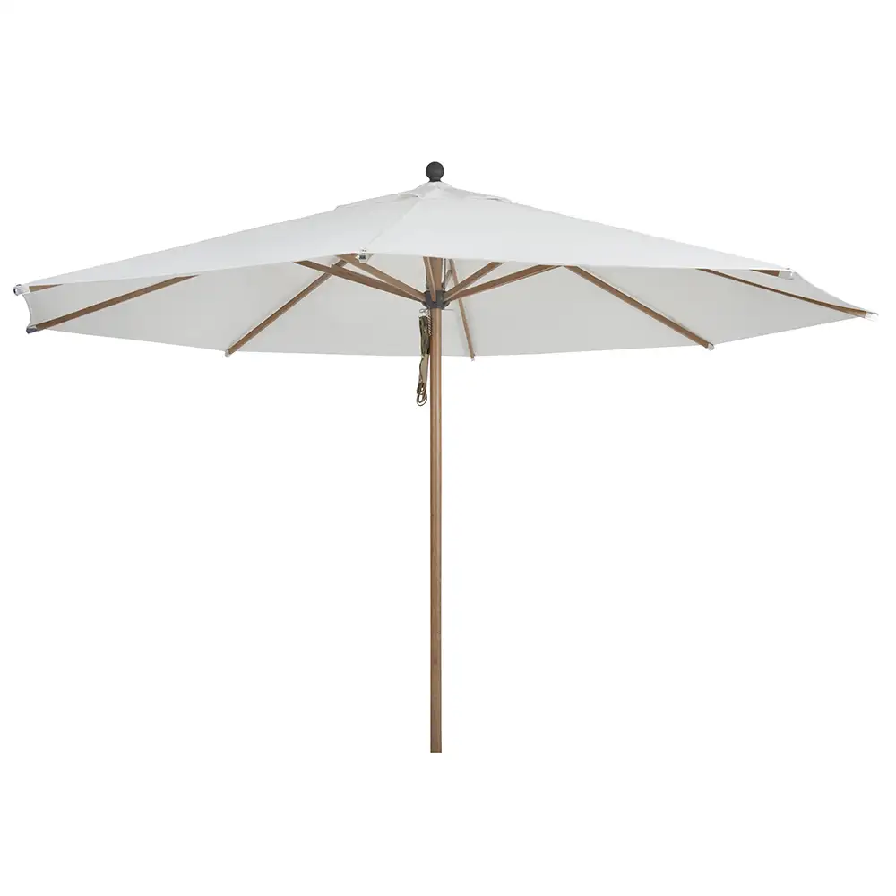 Paliano Parasol 350 cm Natur/Hvid Brafab