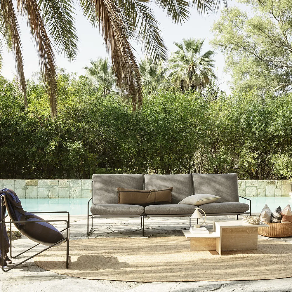 Desert 3-personers sofa Black/Dark Sand