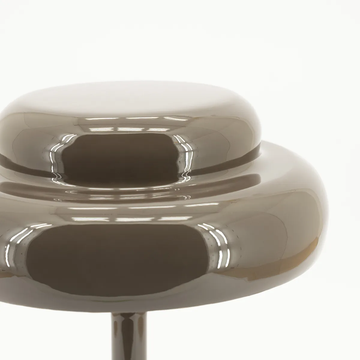 Dæmpbar bordlampe Pomm Dark Brown H 47,5 cm