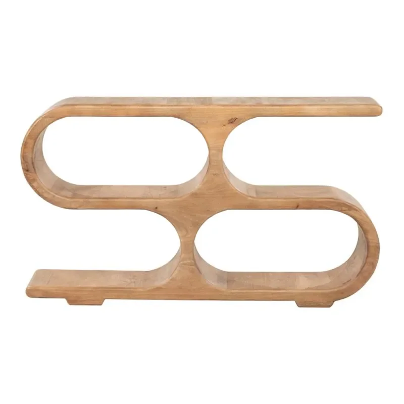 Esu konsolbord 140x31x81 cm træ natur