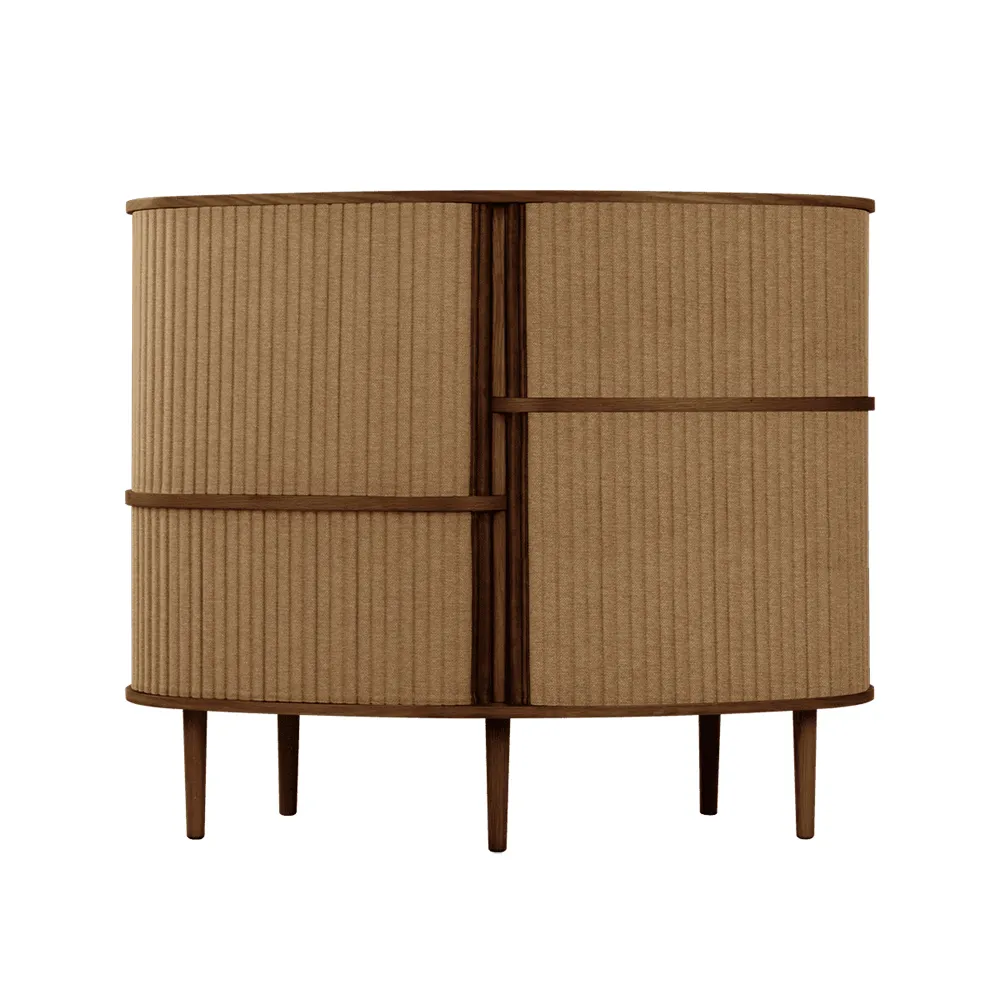 Audacious Highboard Skab Mørk Eg/Sugar Brown