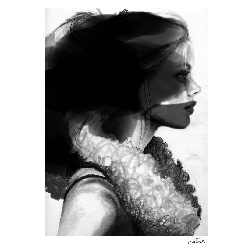 Anna Bülow, Anna Bülow poster Face 2 70x100cm