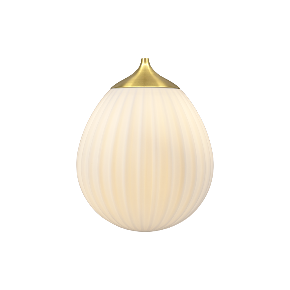  Around World lampeskærm Ø21 cm White/brushed brass
