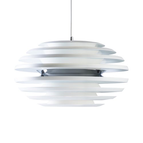 Ellipse pendel D500 Mat hvid/krom