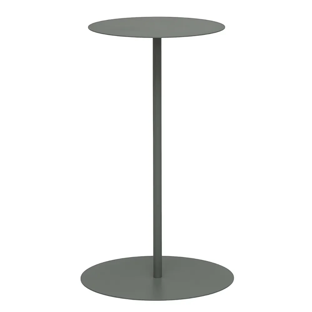 Jet Set Sidebord Ø35x74 cm Grå/grøn