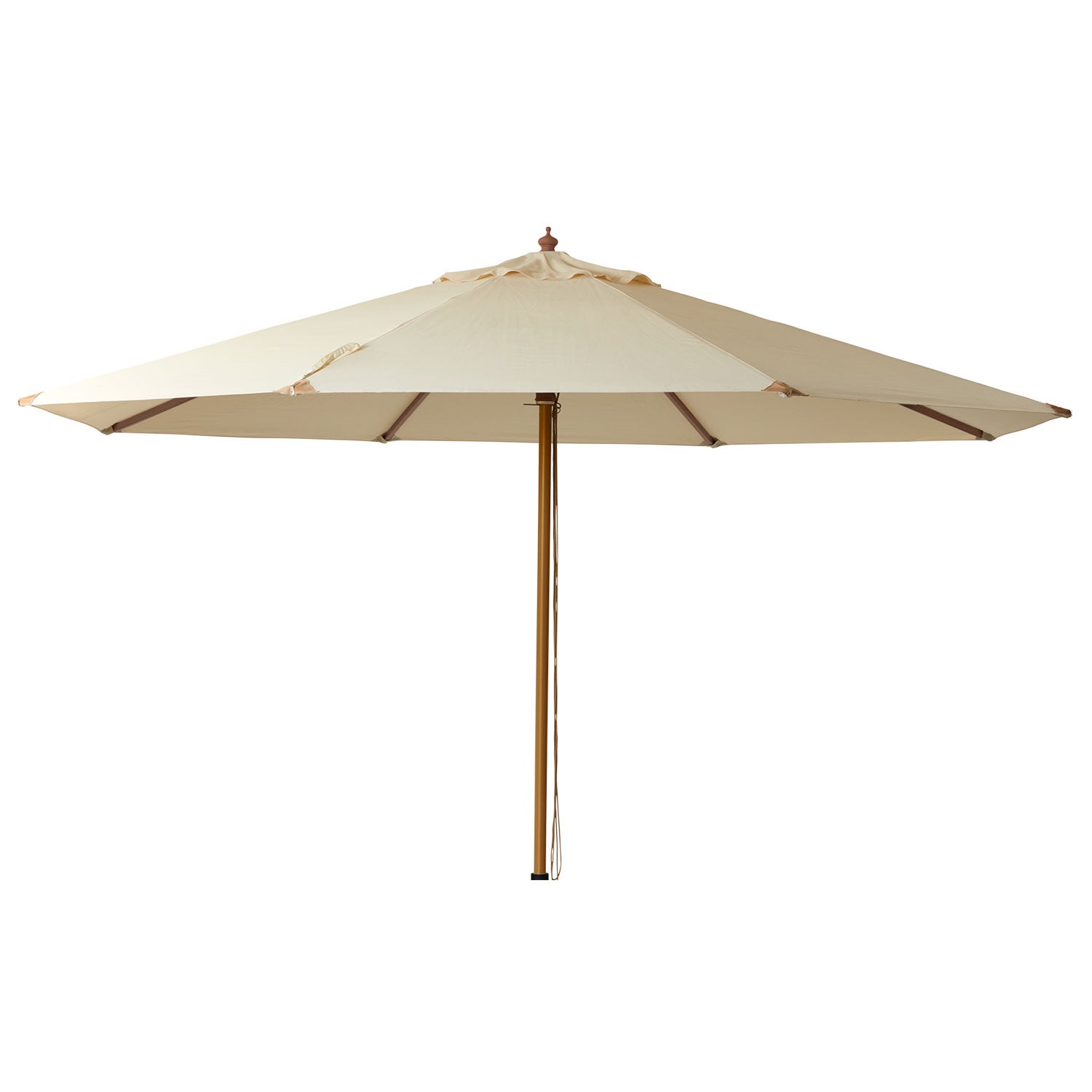 Lizzano 400 cm parasol Træramme off-white 