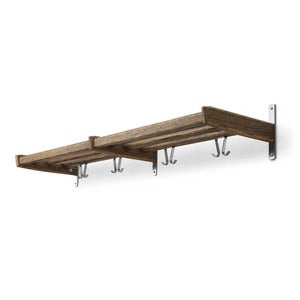 Meja hattehylde 115 cm røget eg