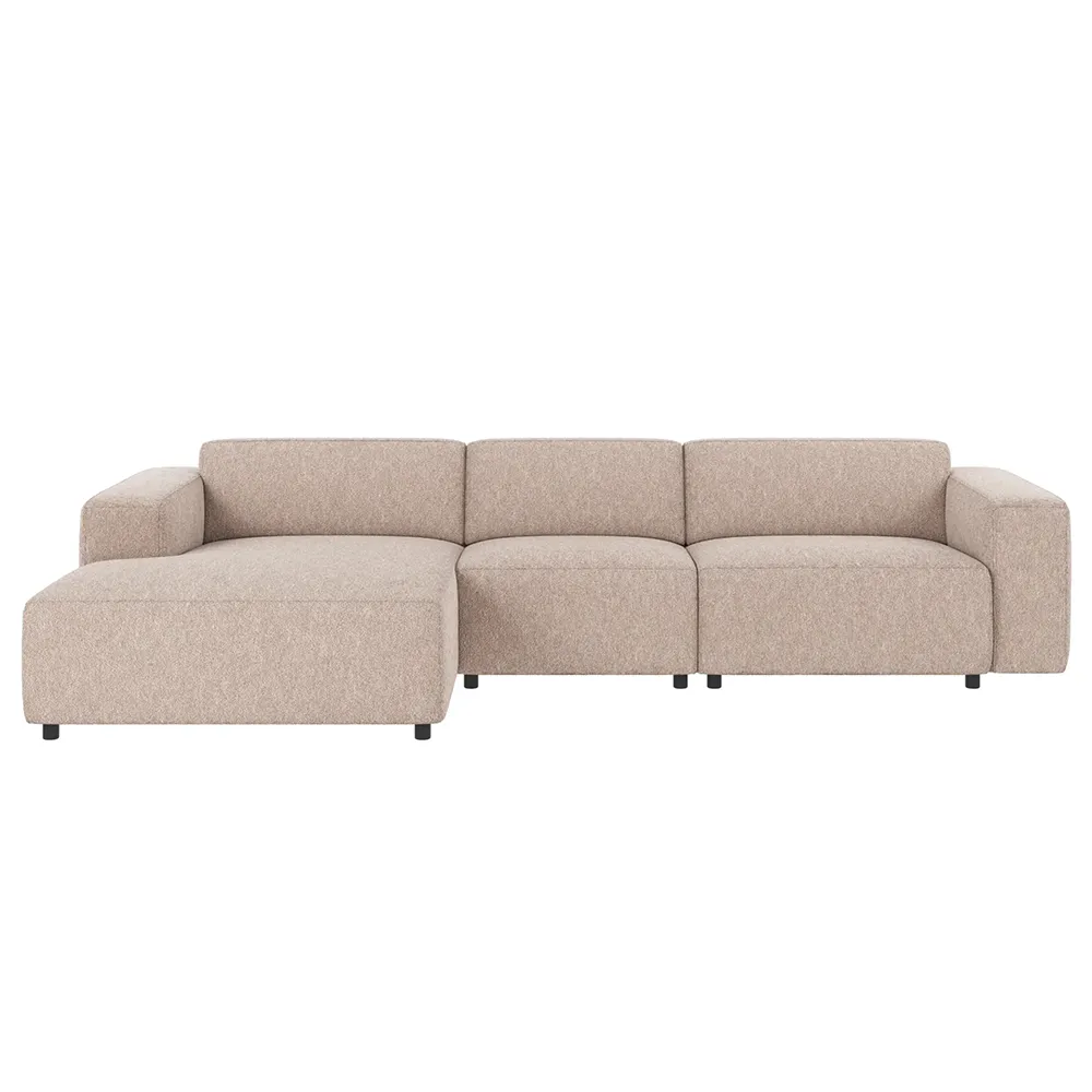 Willard sofa 4-personers sofa chaiselong venstre stof Alice lys beige