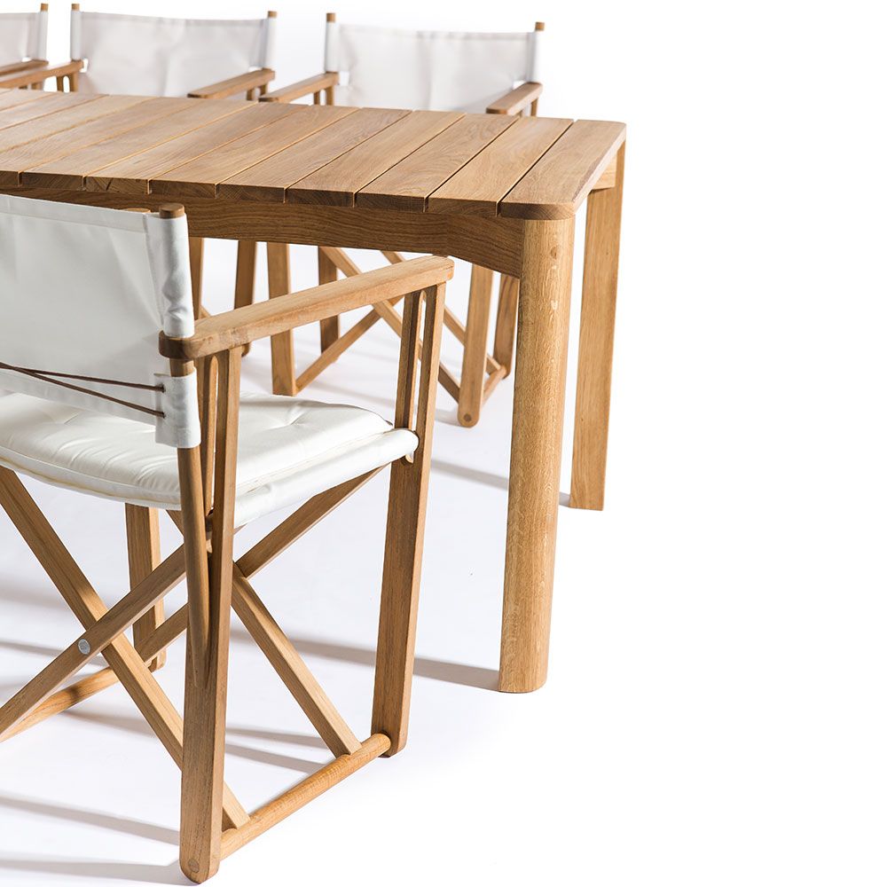 Korsö 200x100 cm Spisebord Teak Skargaarden