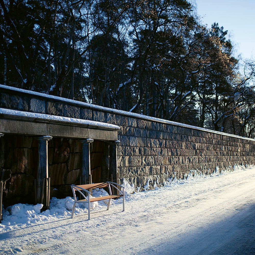 Vasa sofa sort / olieret eg