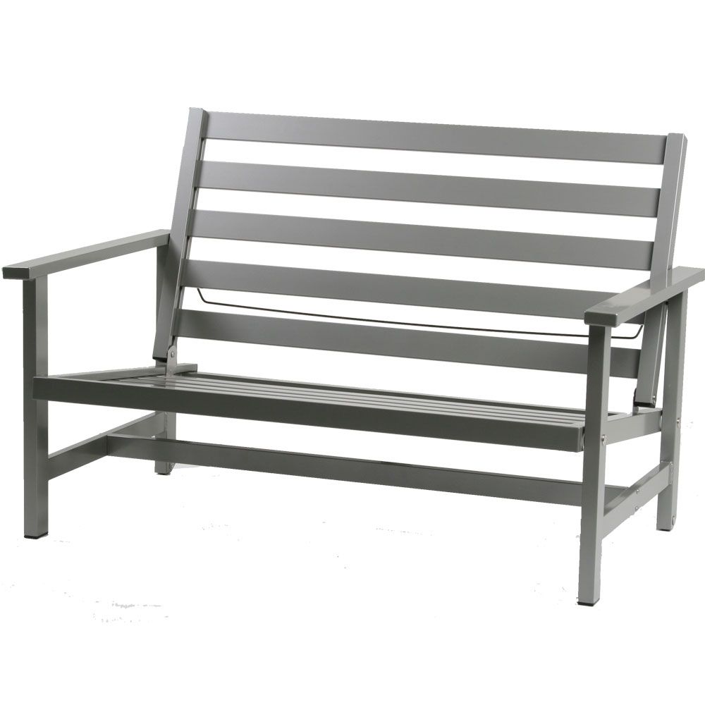 Fri Form Sofa 2-personers aluminium grå