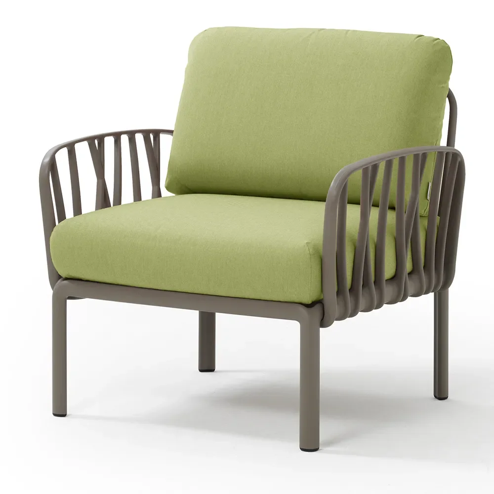 Nardi, Komodo lænestol Tortora - Avocado Sunbrella