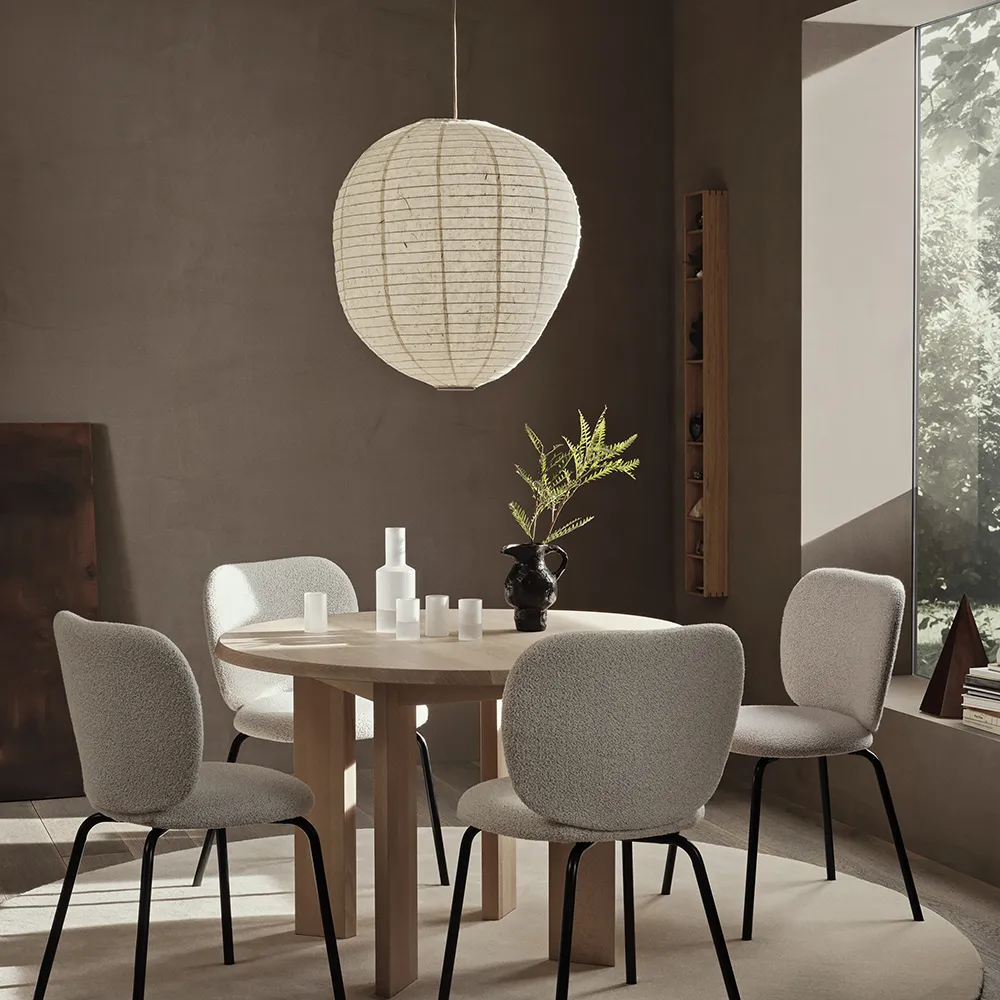 Kurbis Lampeskærm 60 cm Natural