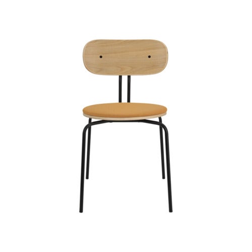 Curious Spisestol Eg/Sort Metal Tangerine