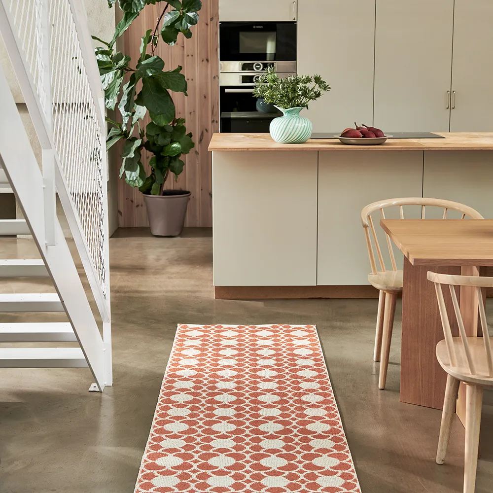 Anya tæppe Pale Orange/Vanilla 70 x 100 cm