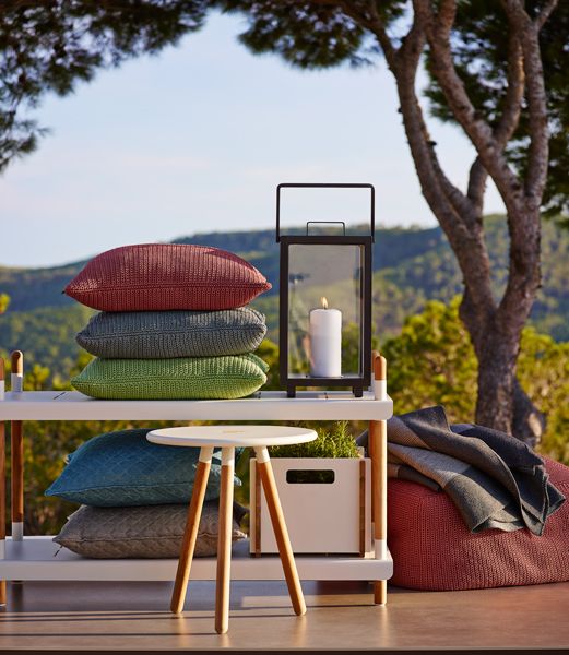 Area Sidebord/skammel hvid 