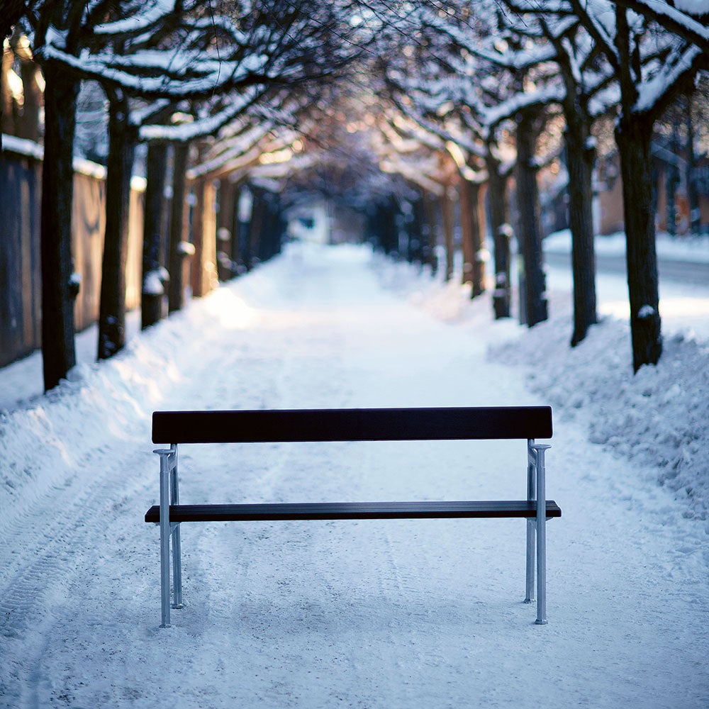 Vilamoura sofa ender: natur / træ: sortbejdset mahogni