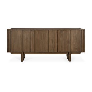 Pillar skænk i teaktræ med 3 låger 169x45x70 cm