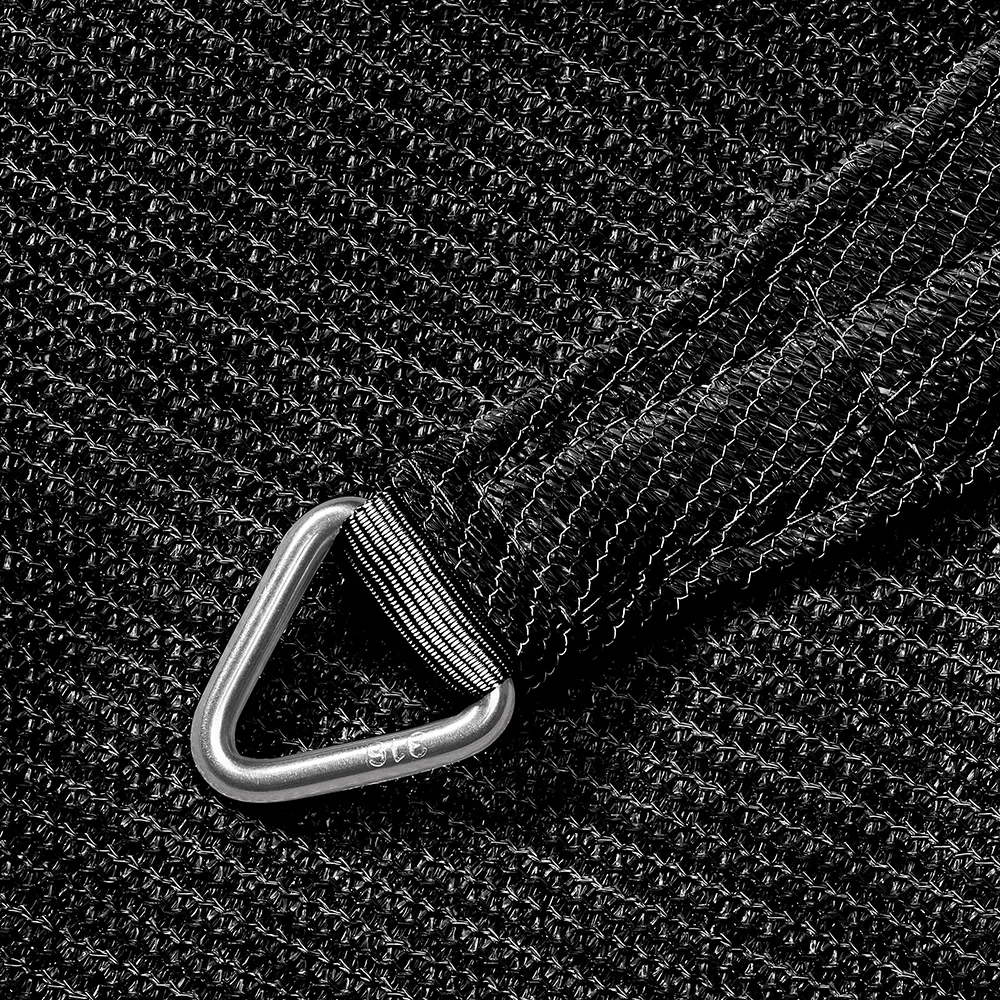 Coolfit solsejl rektangulært 300x400cm sort