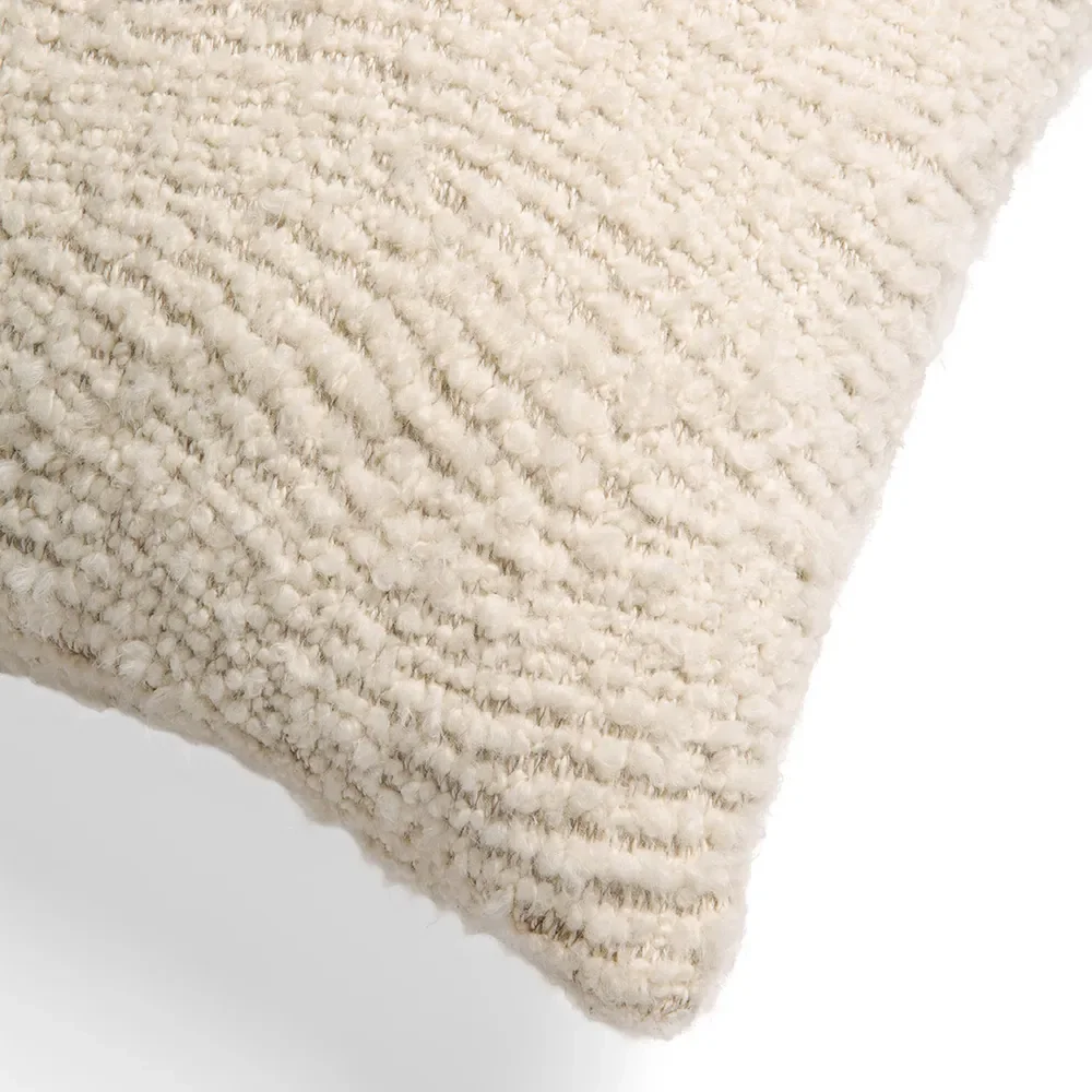 Pudebetræk Wave 50x50 cm Off-white