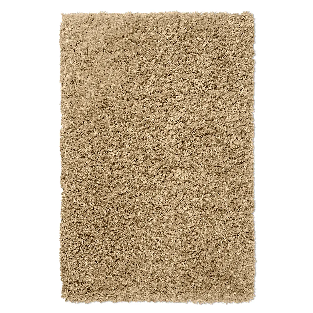 Ferm Living, Uldmåtte Meadow High Pile S Light Sand