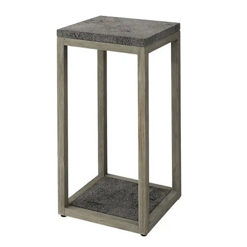 Torre Pidestal 70 cm Teak/Lava Sten Artwood