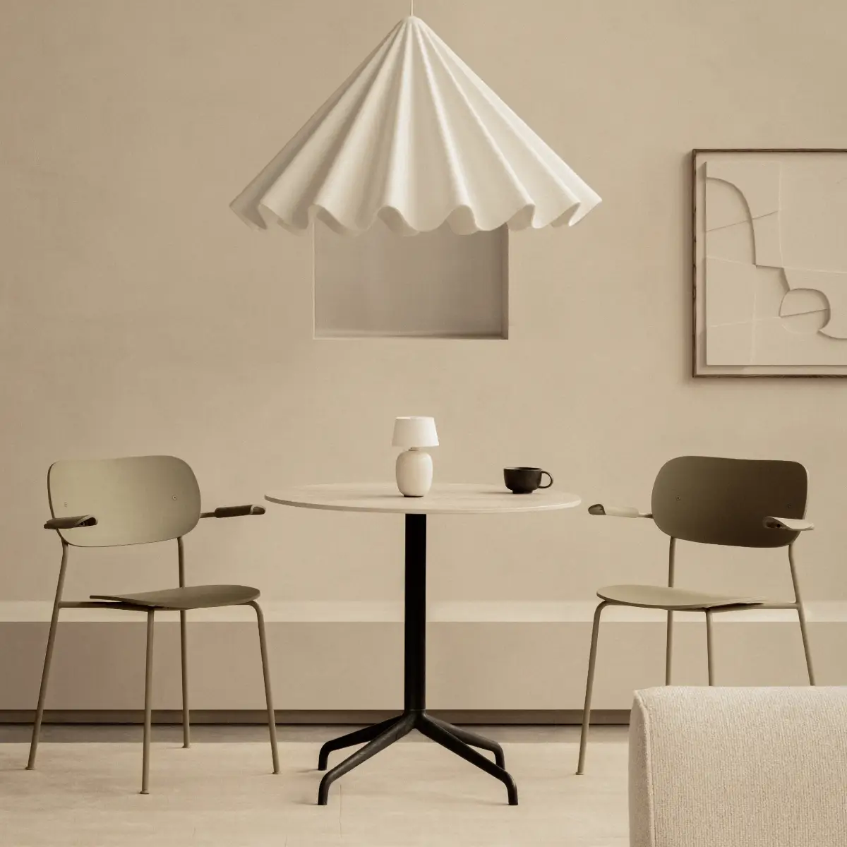 Dancing Loftlampe Offwhite Ø95 cm