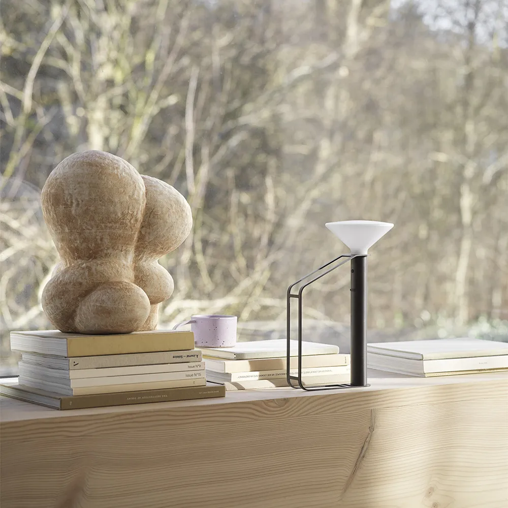 Piton transportabel lampe Black 