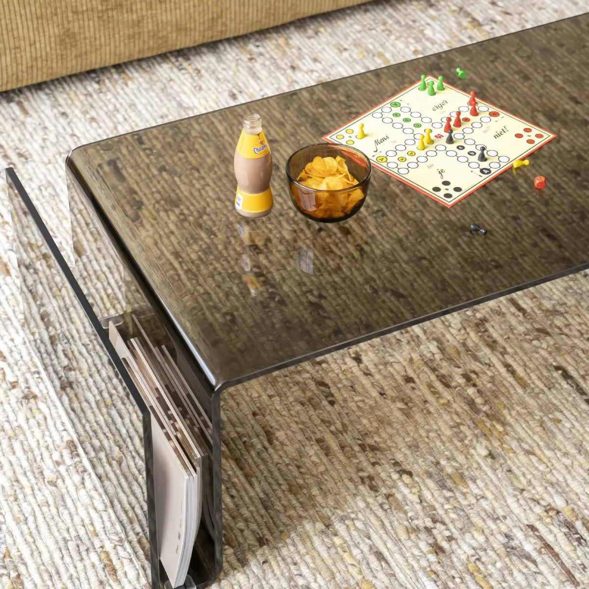 Coffee table Shadow - brown 120x60x38 cm