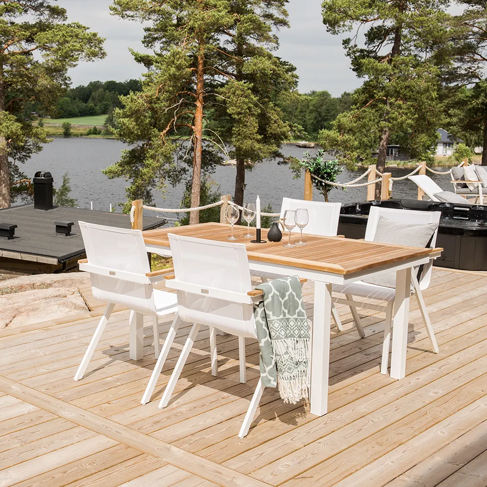 Mexico spisebordsstol hvid 6-pak 