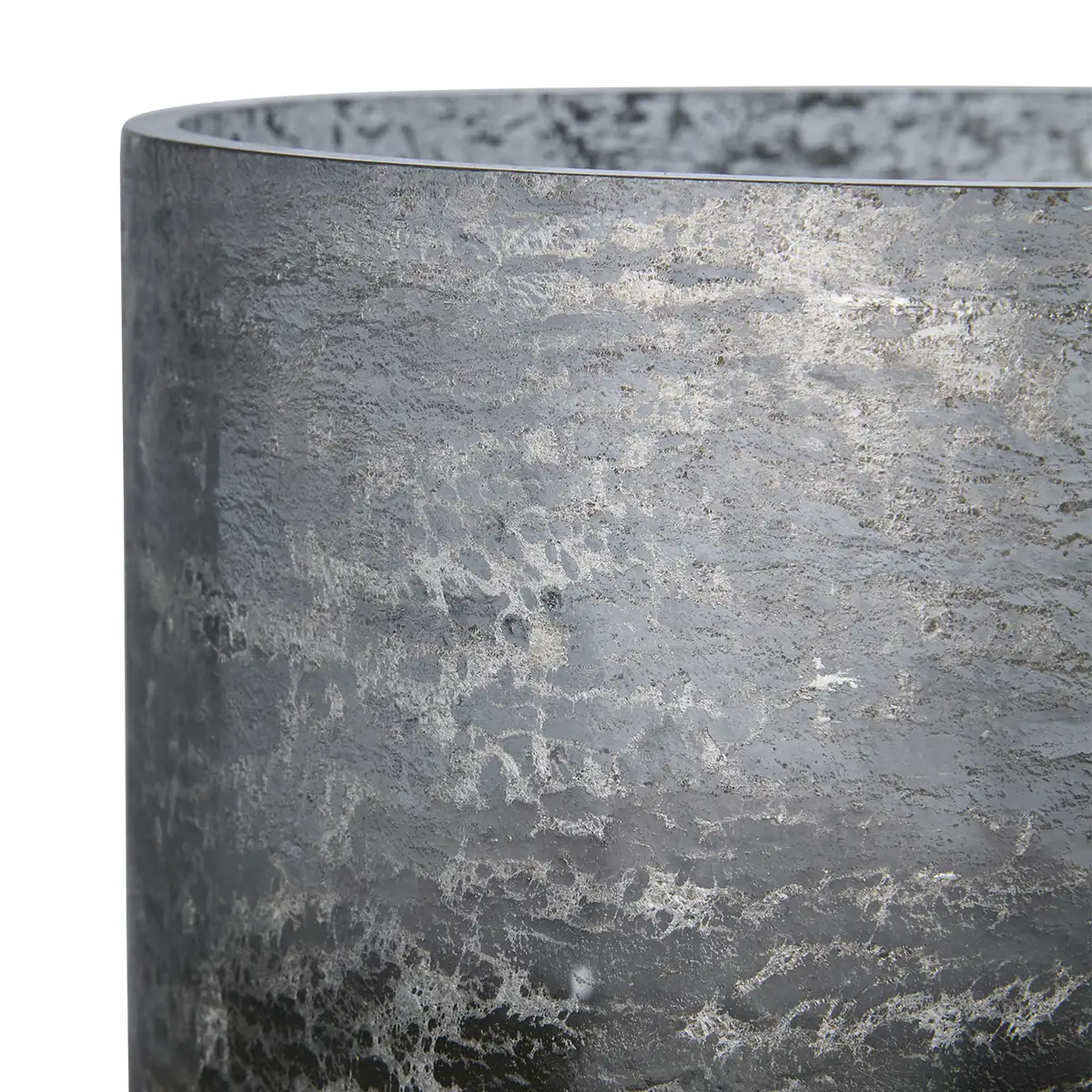 Bordlampe i glas Eldor Sølv 35 cm