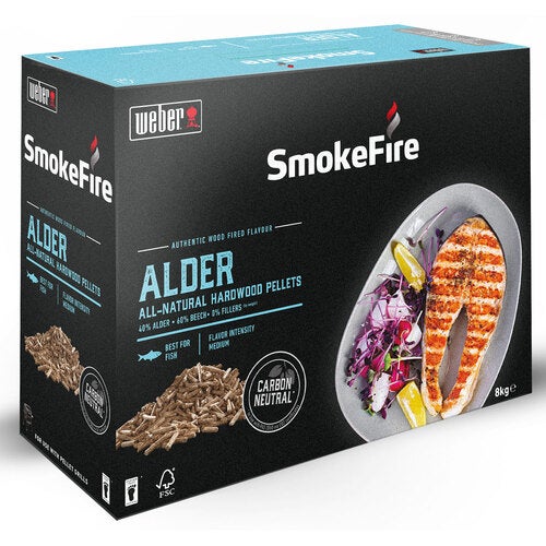 Træpiller FSC Al 8 kg Wood Weber