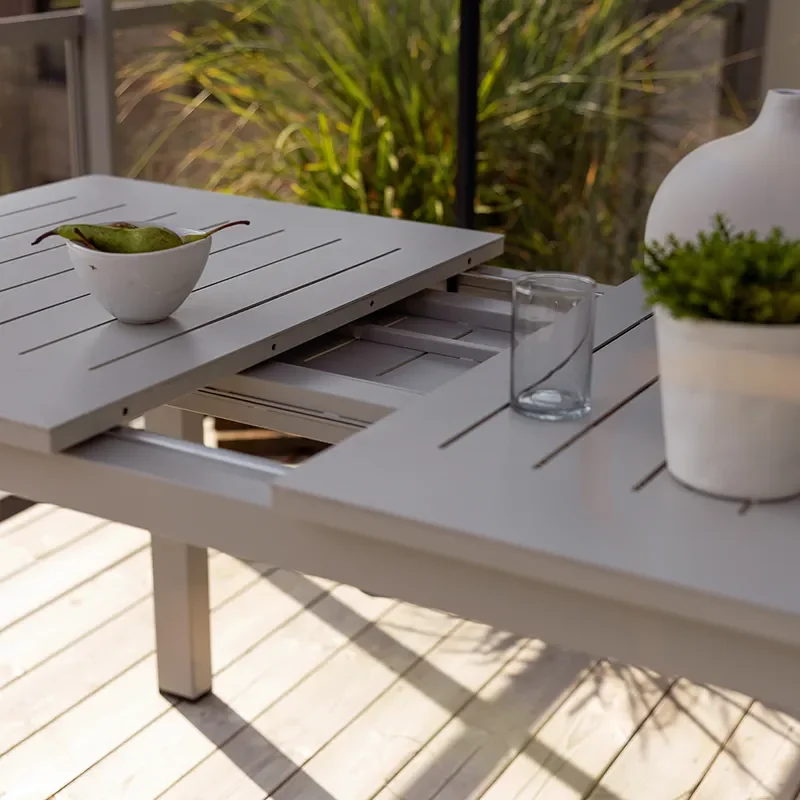 Lomma spisebord 80x132-192 cm Light grey