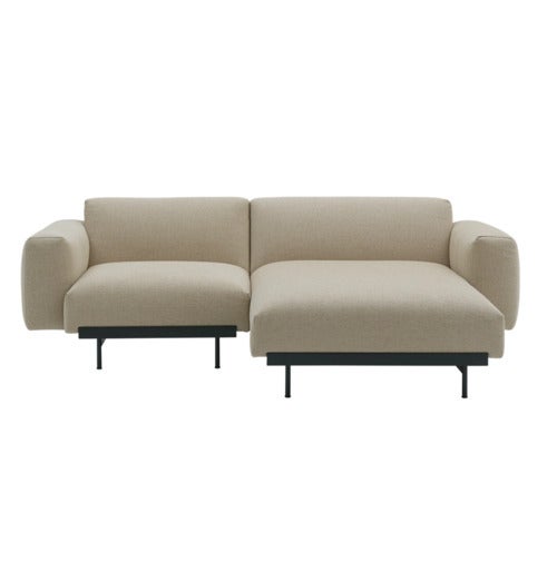 In Situ 2-personers modulsofa Konfig 5 - Ecriture240/Sort