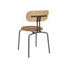 Curious Spisestol Eg/Sort Metal Sugar Brown