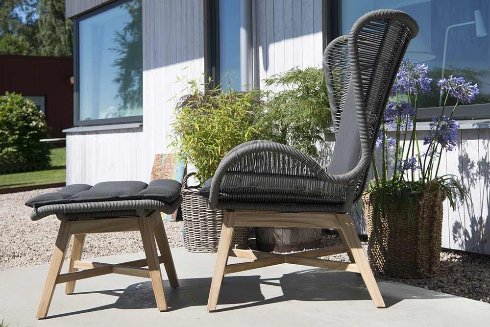 Himmelsnäs hvilestol i grå