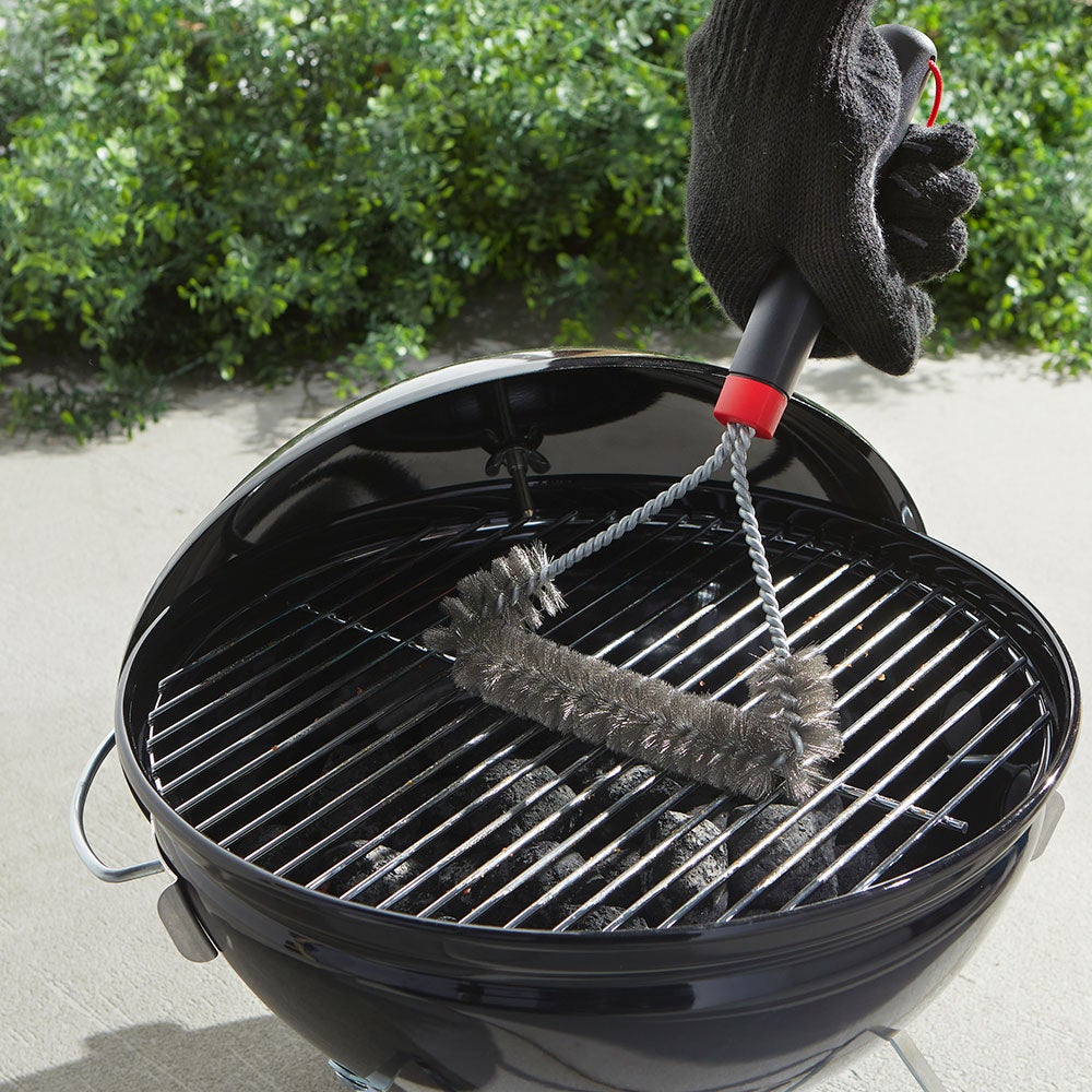 Tresidet Grillbørste 30 cm Weber
