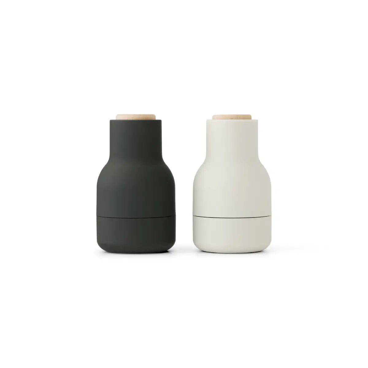 Audo Copenhagen Bottle Grinder krydderikværn Small 2-pak Ash/Carbon/Bøg