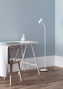 Tyson gulvlampe Hvid struktur Gu10