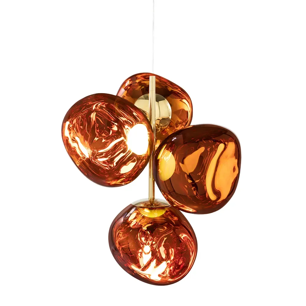 Melt Chandelier Mini Copper LED