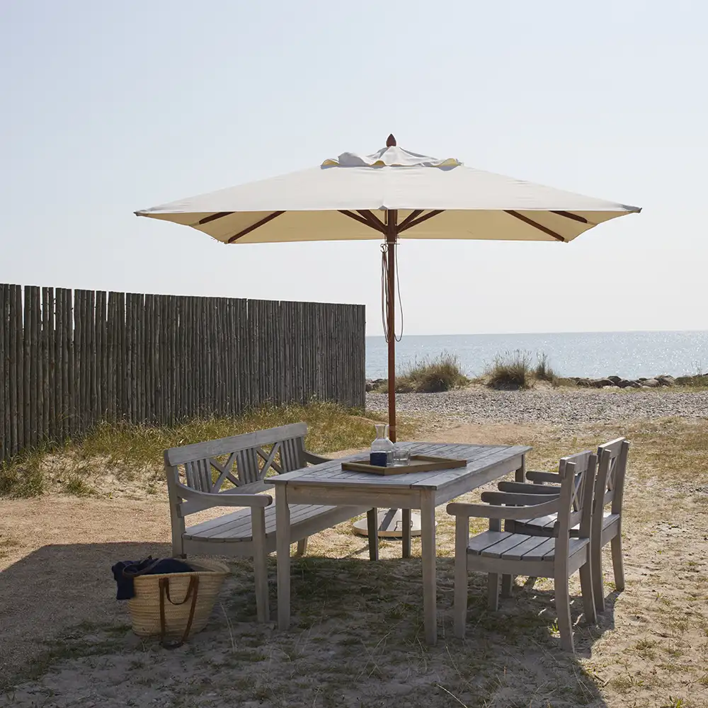 Messina parasol 270 x 270 cm Hvid