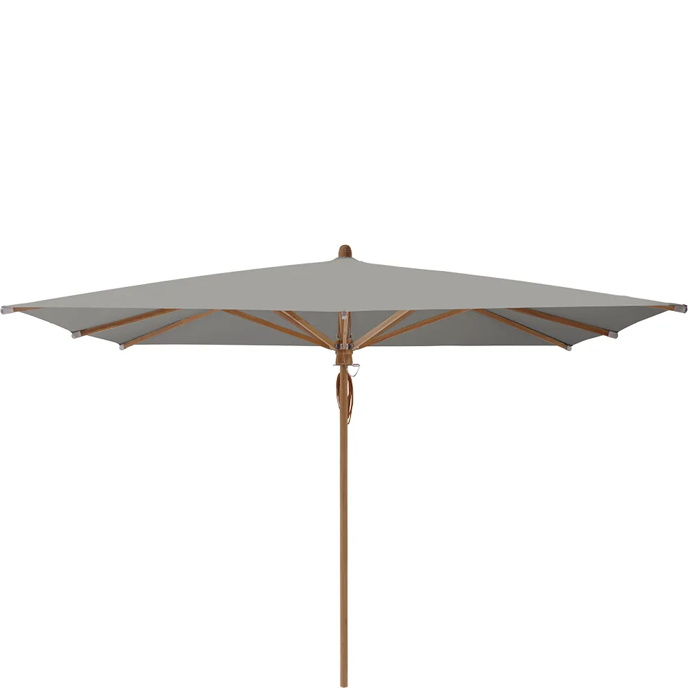 Glatz Teakwood parasoll 330×330 cm Kat.4 420 Smoke