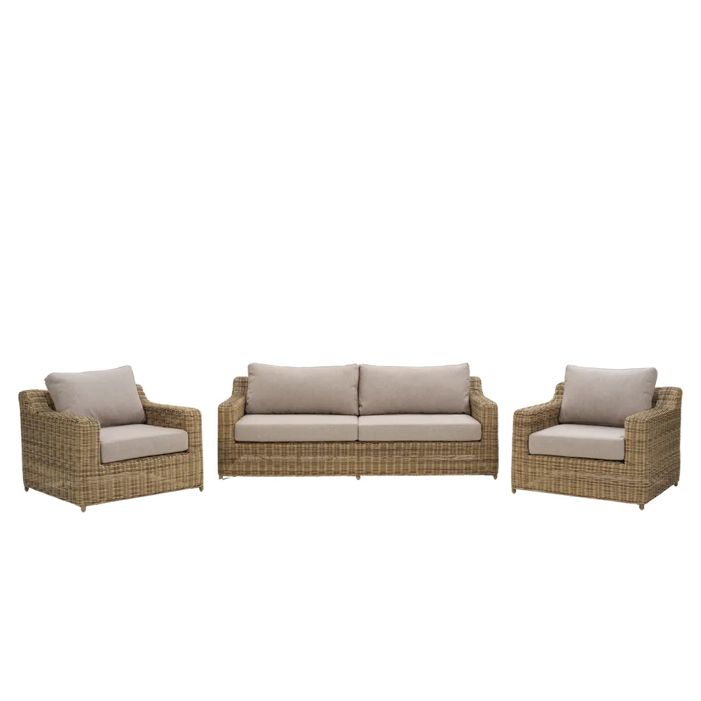 Glendon 3-pers. sofa  Rustic / Beige