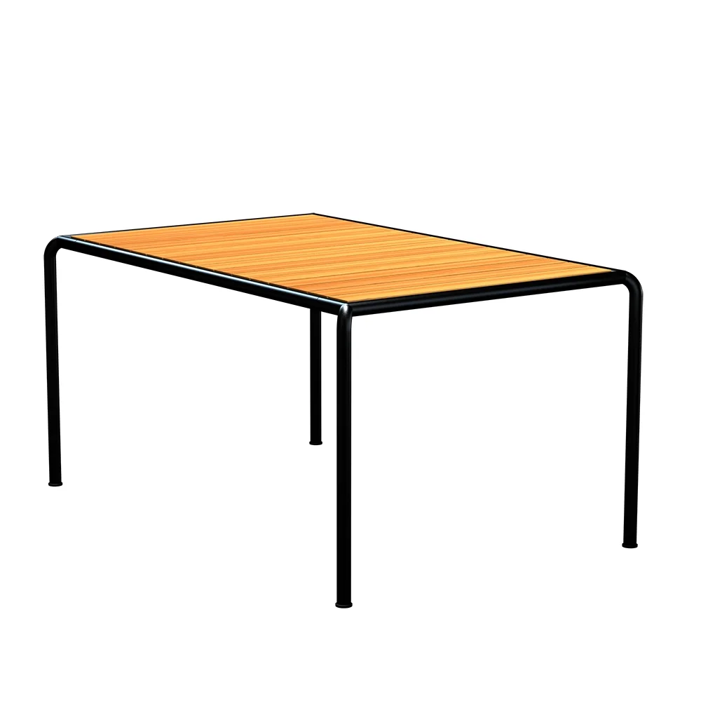  AVANTI Spisebord 153x98 cm fyrretræ/sort