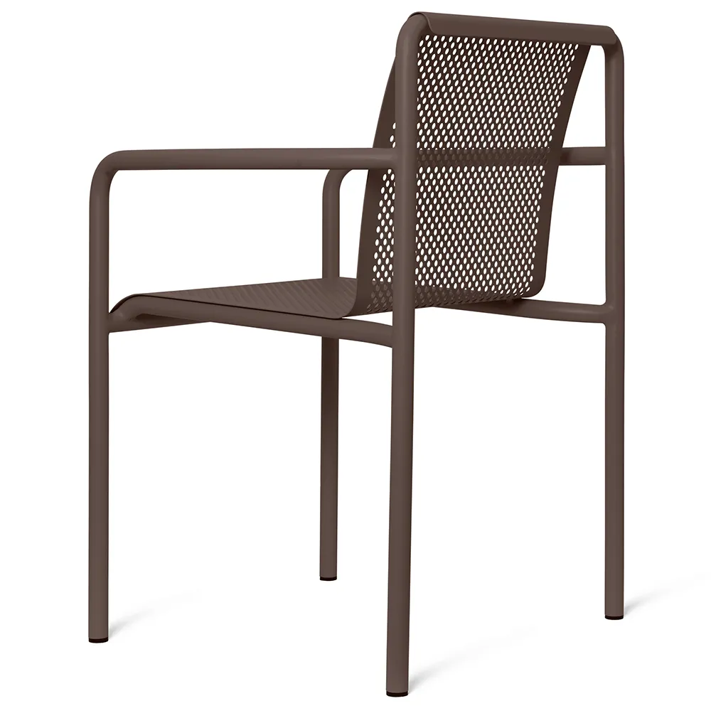 Dapple stol med armlæn Dark Chocolate